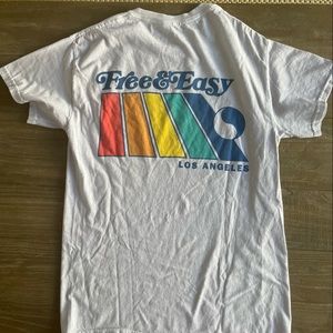 free & easy LAVENDER tee shirt size S